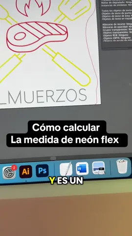 Cómo calcular tus neones flex #ibarra_imbabura_ecuador🇪🇨 #rotulospersonalizados #cuadrospersonalidados #letrerosluminosos 