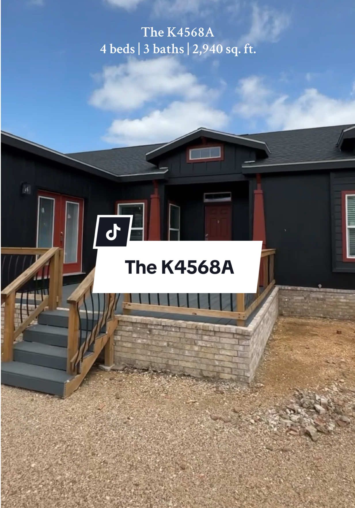 A home that fits your life - without compromise. Check out the roomy K4568A 🏡 #claytonhomes #manufacturedhomes #mobilehome #triplewide #4bedroom 