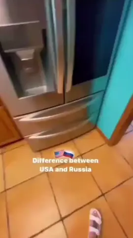 a diferença da geladeira da Rússia🇷🇺 e dos Estados Unidos🇺🇲 #Capcut  #viral #russia #usa🇺🇸 #meme 