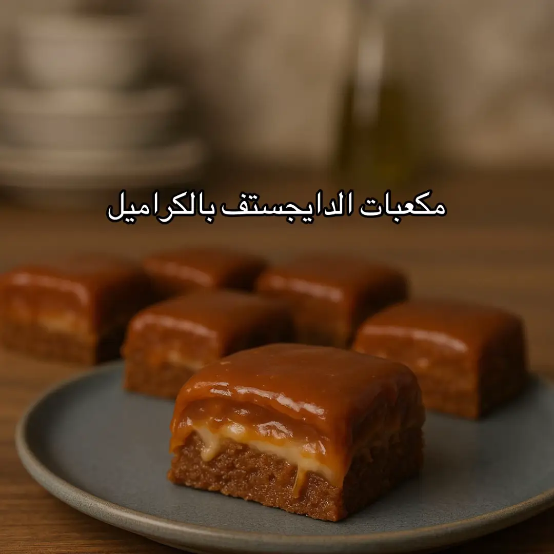 🥮 الطريقه: المقادير: 	•	٢ باكيت بسكويت دايجستف مطحون (أو أي بسكويت سادة) 	•	١/٢ كوب زبدة ذايبه 	•	١ علبة حليب محلى مكثف 	•	١/٢ كوب كريمة خفق سائلة 	•	١ كوب سكر (لعمل الكراميل) 	•	١/٤ كوب ماء ⸻ الخطوات: 	1.	القاعدة: 	•	اخلطي البسكويت المطحون مع الزبدة الذايبة. 	•	افردي الخليط في صينية مبطنة بورق زبدة واضغطيه كويس. 	2.	الطبقة البيضاء (الكريمية): 	•	في قدر، سخني الحليب المكثف مع كريمة الخفق على نار هادئة مع تحريك مستمر لين يثقل قوامه. 	•	اسكبيه فوق طبقة البسكويت وساويه بالملعقة. 	3.	الكراميل: 	•	في قدر، ضعي السكر والماء على نار متوسطة بدون تحريك لين يصير لونه ذهبي. 	•	أضيفي له شوية كريمة خفق (بحذر عشان مايفور) وقلبي لين يذوب. 	•	صبي الكراميل على الطبقة البيضاء. 	4.	التبريد والتقطيع: 	•	دخليها الثلاجة ٣–٤ ساعات حتى تتماسك وبالعافيه ع قلوبكم 🤍 #حلاوة_اللقاء #لذيذ #سهل #حلا #سريع 