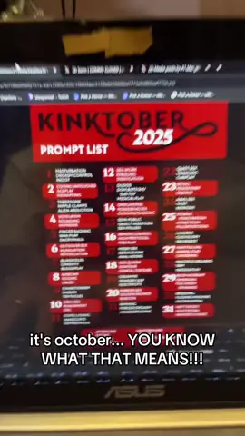 I'M SO EXCITED!!!!!! #kinktober2025 #fanfic #fanart #macdateeverything #fyp 