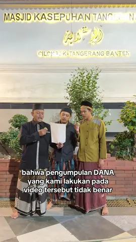 Saya dengan tulus meminta maaf🙏🏼 dengan ini mengajukan permohonan maaf kepada keluarga besar ponpes pesantren al-istiglaliyyah terkait video donasi/sumbangan jamaah haul tuan syek abudl qodir al jaelani ponpes al-istiglalillyah bahwa pengumpulan dana yg kami lakukan pada video tersebut TIDAK BENAR dan kami minta maaf 🙏🏼 demikian wassalam wr.wb @ISTEQ PRODUCTION @DKM On-line   #syekhabdulqodiraljaelani #cilongokpasarkemis #trending #cilongok #abiojol 