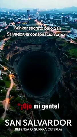Búnker secreto bajo San Salvador: la conspiración crece” #elsalvador #sansalvador #bukele #noticiastiktok #noticiasultimahora 