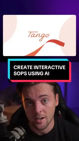 Create step-by-step interactive training guides for your team or clients. It's called Tango, and it captures every step with screenshots and highlights so your team knows exactly what to do. #ai #artificialintelligence #aitools #aitoolsforbusiness #aitool 