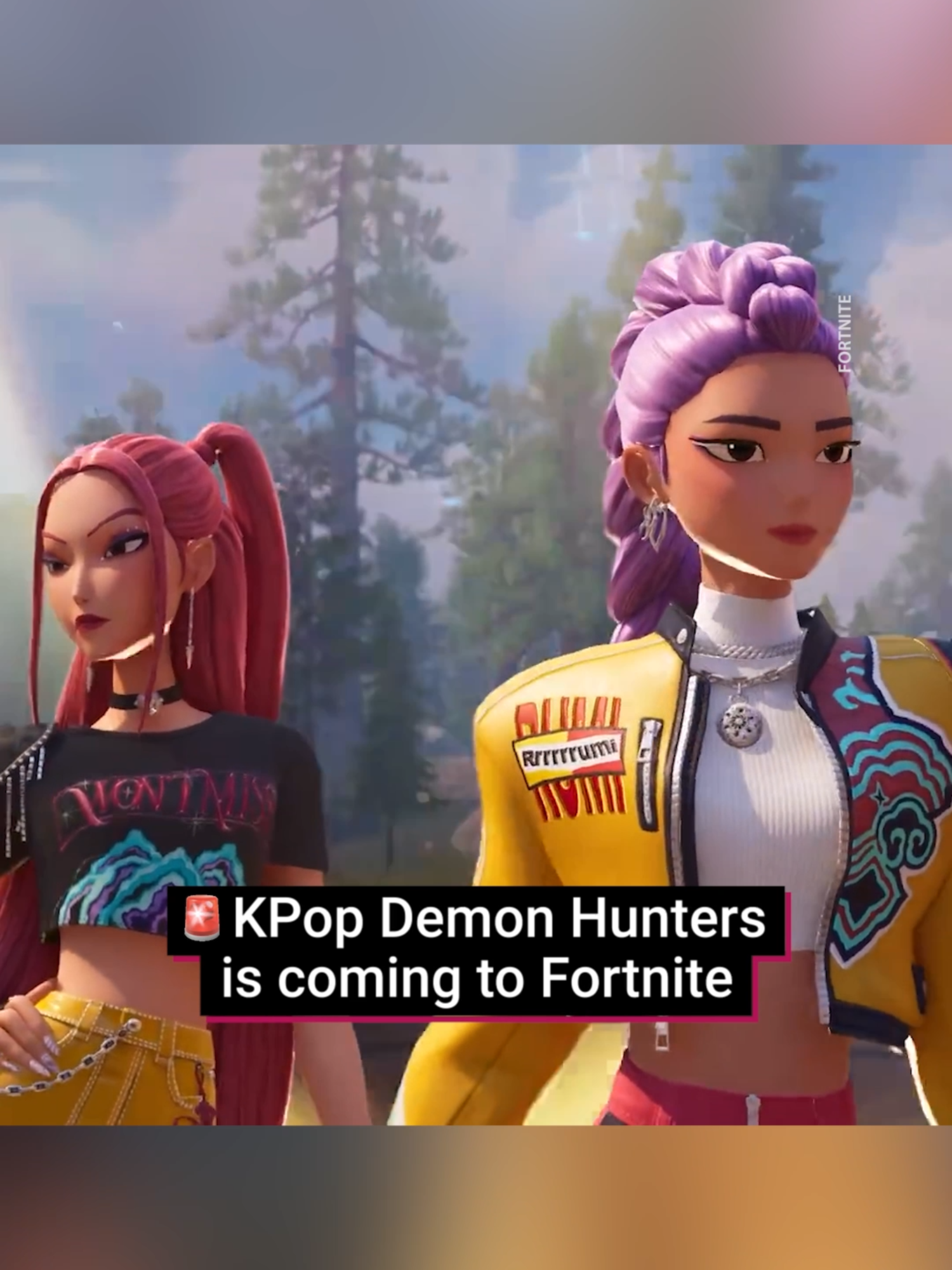 I'm ready to slay some demons ⚔️👹 @kpopdemonhuntersnetflix is officially coming to @fortnite on October 2 and October 9 with superstars Rumi, Mira and Zoey ready to fight their way to the top. Are you ready? 🔥 #kpopdemonhunters #fortnite #kpop #golden #musicnews #gaming