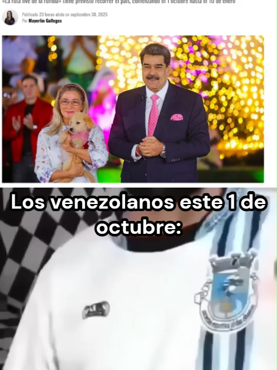 Venezolanos 1 de octubre #fypシ゚ #Venezuela #2025 #1DeOctubre #FelizNavidad #NicolasMaduro #Jalabola #Octubre #Meme #MemesParaReir #MariaCorina #Tiktok #paratiiiiiiiiiiiiiiiiiiiiiiiiiiiiiii #Fyppppp #Fyppp #JingleBell #jinglebellbrasileño #fypppppppppppppppppppppp #MEMEEEEEEEEE #memes #Memestiktok #FelizNavidadVenezuela #FelizNavidad2025
