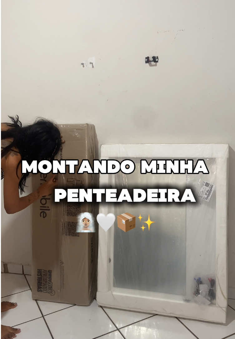 Montando minha PENTEADEIRA 😍 #penteadeira #sonhodemenina #viral #montando #vaiprofy 