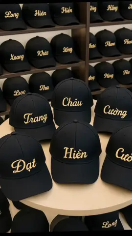 Nón kết thêu tên #muluoitrai #phukienthoitrang #xuhuong 