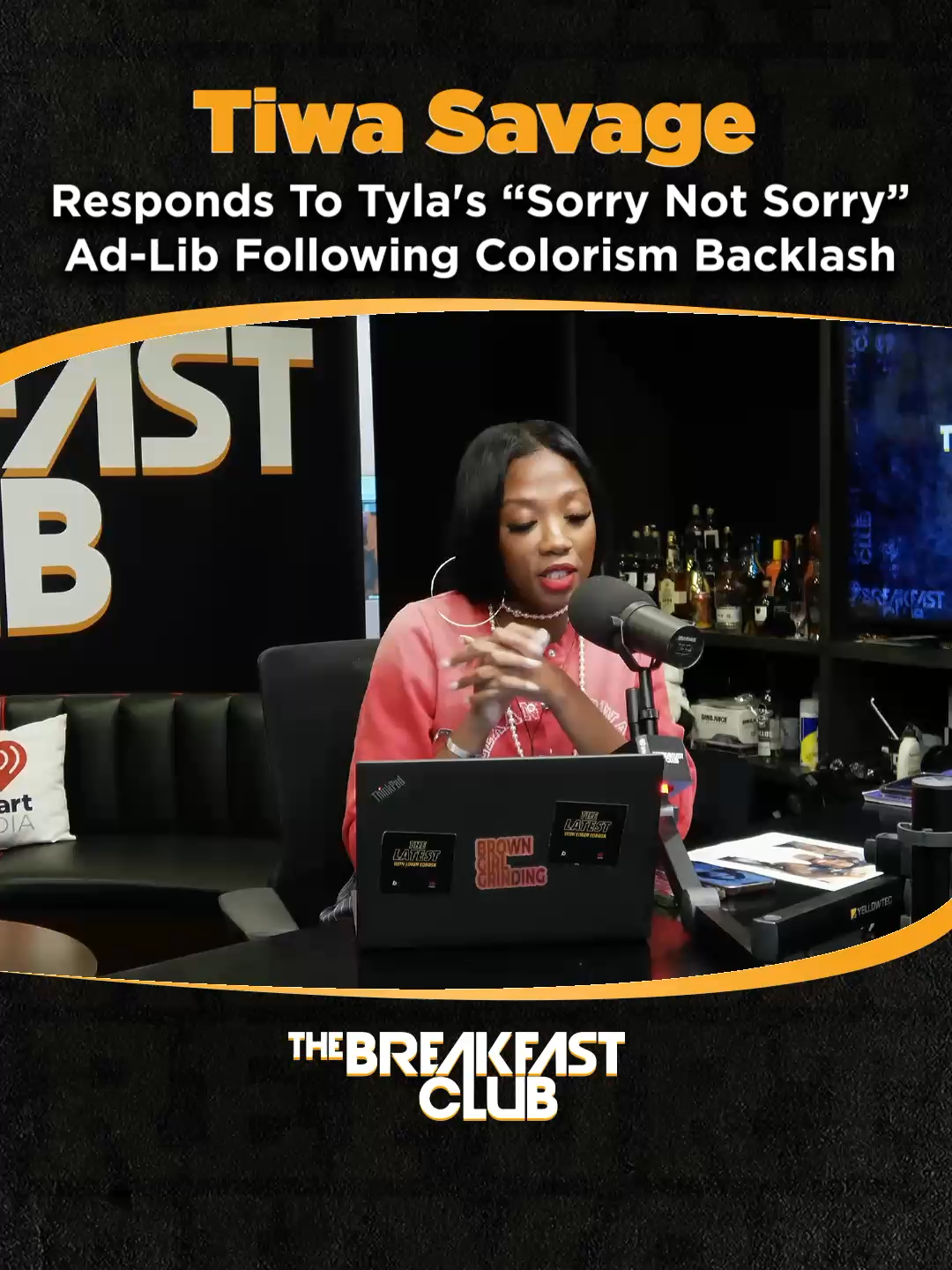 👀 Tyla claps back after Tiwa Savage’s Breakfast Club interview, where Tiwa was asked about Tyla’s comments on identifying as 'Colored'. Tap into the latest w/ @lorenlorosa_iconic !
