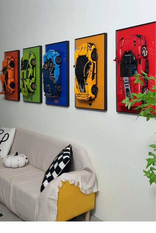 I found the best way to display lego  cars.lego fram link in my bio #lego #legoframe #icuanuty #popmart 