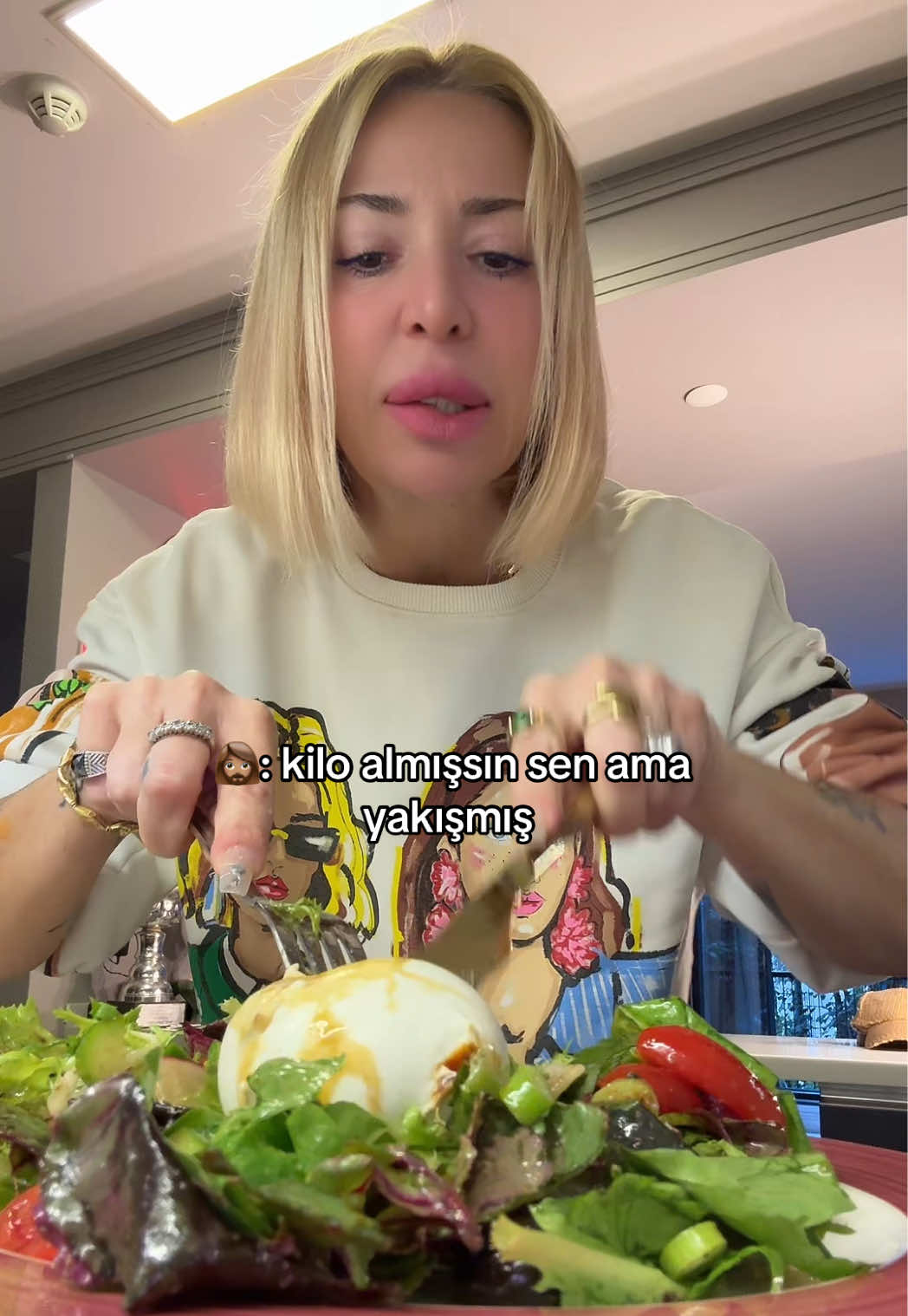 öfff ot yemeyi ne özlemişiiğm #fyp  #burrata #salad