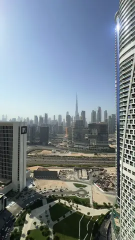 What an amazing view from an apartment for sale in SLS Dubai  #SkylineViews #burjkhalifa #dubailife 