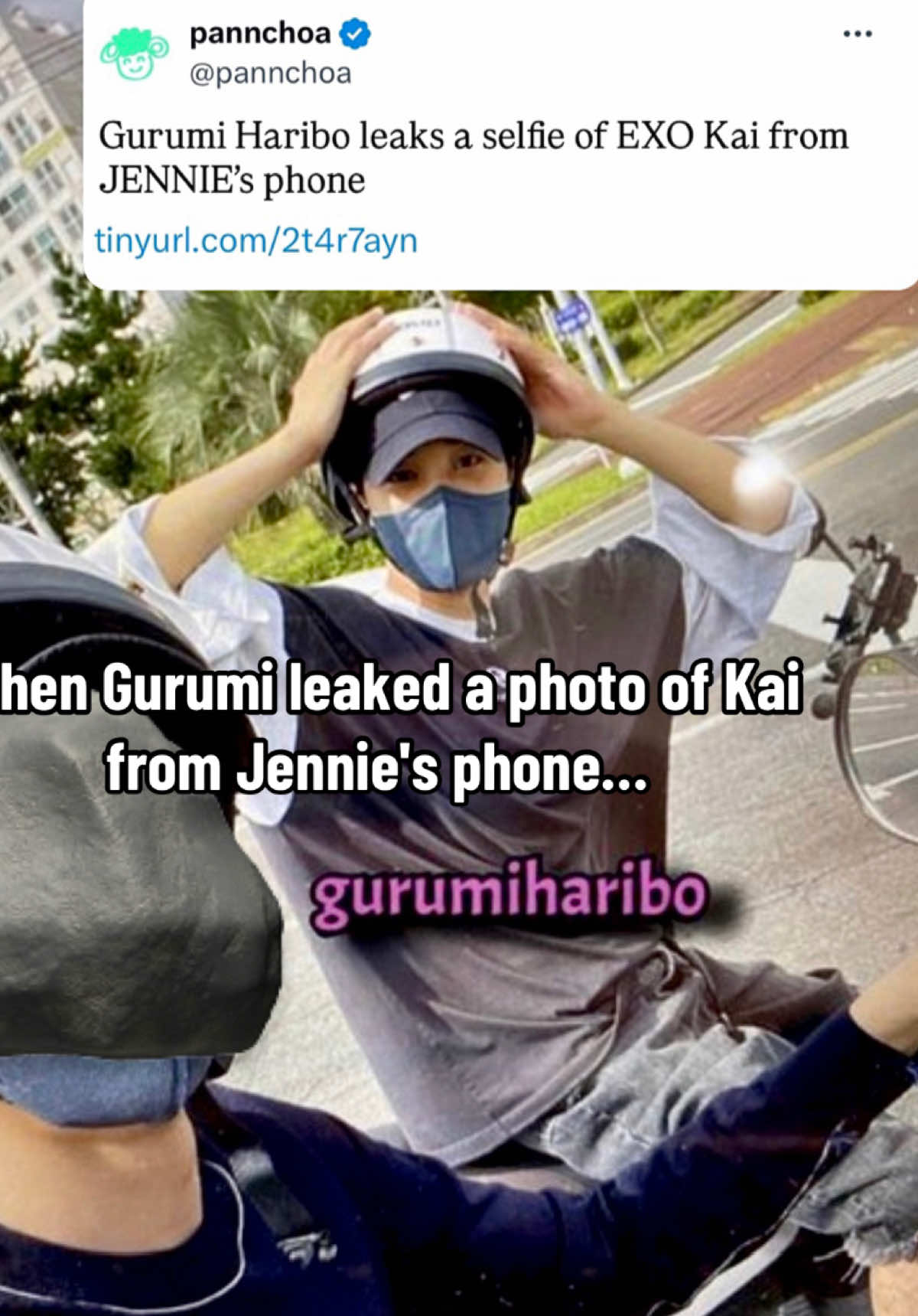 Even no one could prove that it wasn't KAI, lmao #jenkai #jennie #kai #exo #blackpink 