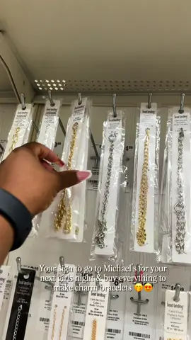A girls night & charm bracelets?! Yeaaaa🤏🏾🤏🏾😍💗 #charmbracelets #charmbracelet #girlsnightidea #girlsnightideas #michaelsartsandcrafts 