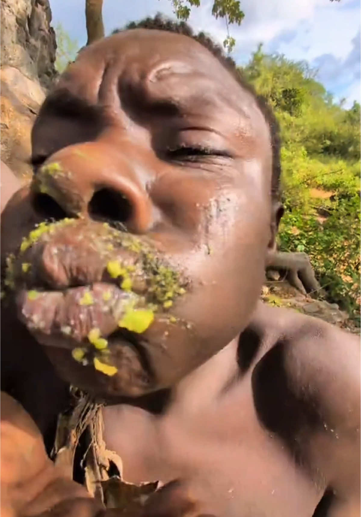 chaba maybe he doesn't know how to eat avocado#chaabaa #Dudukwe #chabatiktok #fyf #tiktoktrendsinuk 