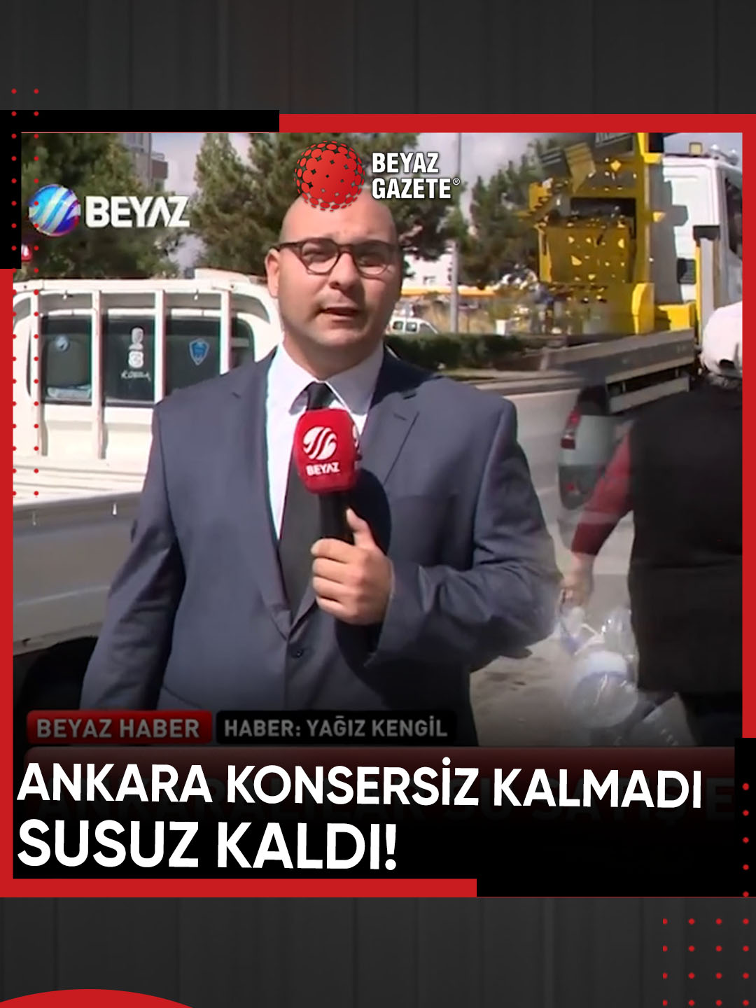 KONSER VAR, SU YOK CHP’li Ankara’da son günlerde yaşanan su kesintileri, vatandaşları isyan ettirdi. Birçok mahallede günlerdir musluklardan su akmıyor. Öte yandan, Ankara Büyükşehir Belediyesi'nin kent genelinde düzenlediği konserler ise tepkilere yol açtı.  Tüm ayrıntılar, Hande Sarıoğlu’nun sunumuyla Beyaz Ana Haber’in özel dosyasında. Haber: Yağız Kengil