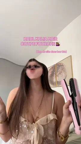 CODE PROMO: ANAIS15 merci @KaliaHair, le lien du site est dans leur bio !! #fyp #haul #coupefourche #tiktokviral #viral 