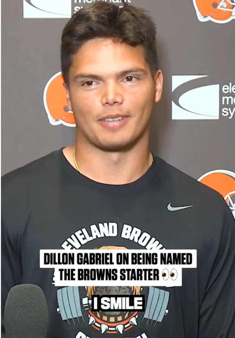 the moment he's been waiting for 😮‍💨 #dillongabriel #clevelandbrowns #nfl @Cleveland Browns 
