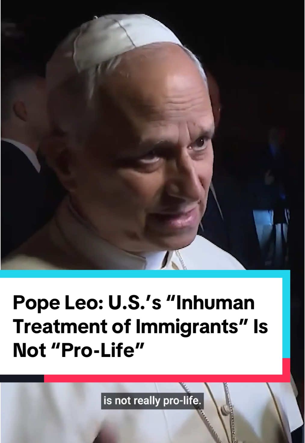 The pope has spoken … against some of Trump’s hardline policies. Speaking to reporters on Tuesday, Pope Leo XIV offered support for the Chicago Archdiocese’s now-failed plan to honor Democratic Sen. Dick Durbin of Illinois with a “Lifetime Achievement Award” for his work on immigration reform. It was announced that Durbin will decline the award following backlash from the Catholic community over his support for abortion rights. “Someone who says I’m against abortion but says I’m in favor of the d3ath penalty is not really pro-life,” the pope said when asked about the backlash to the plan to honor the senator. “Someone who says that I’m against abortion but I’m in agreement with the inhuman treatment of immigrants who are in the United States, I don’t know if that’s pro-life.” It’s not the first time the American pope has weighed into political and cultural debates. In his first media interview, the pope said “we’re in big trouble” when it comes to the ever-widening pay gap between the rich and poor, and cited Elon Musk, who may be on track to become the world’s first trillionaire. #pope #immigration #abortion #trump #news 