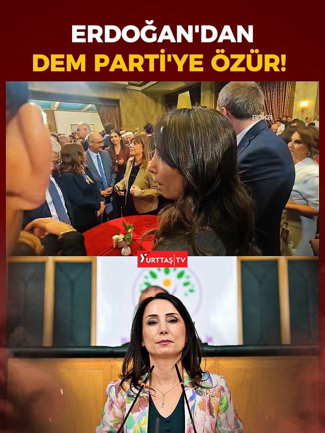 Erdoğan, DEM Parti'yi ziyaret etti! Elini sıkmadığı Tülay Hatimoğulları'na 'Kusura bakmayın' dedi!
