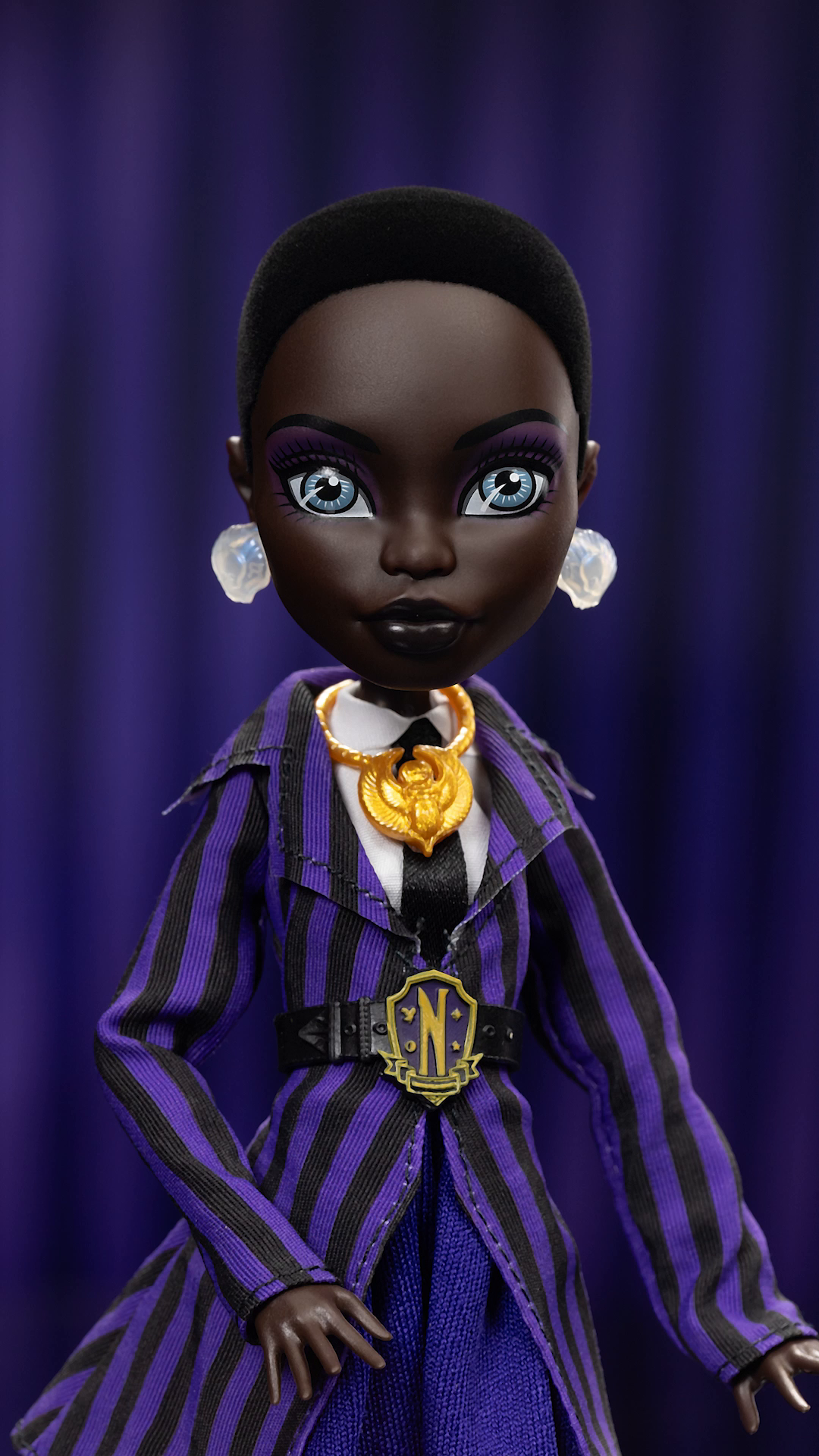 It's a fierce-off! 😱 The Monster High x Wednesday Bianca Barclay doll is ready to enroll into your collection today. 🖤 Available at Mattel Creations, Walmart, Target, and Amazon.