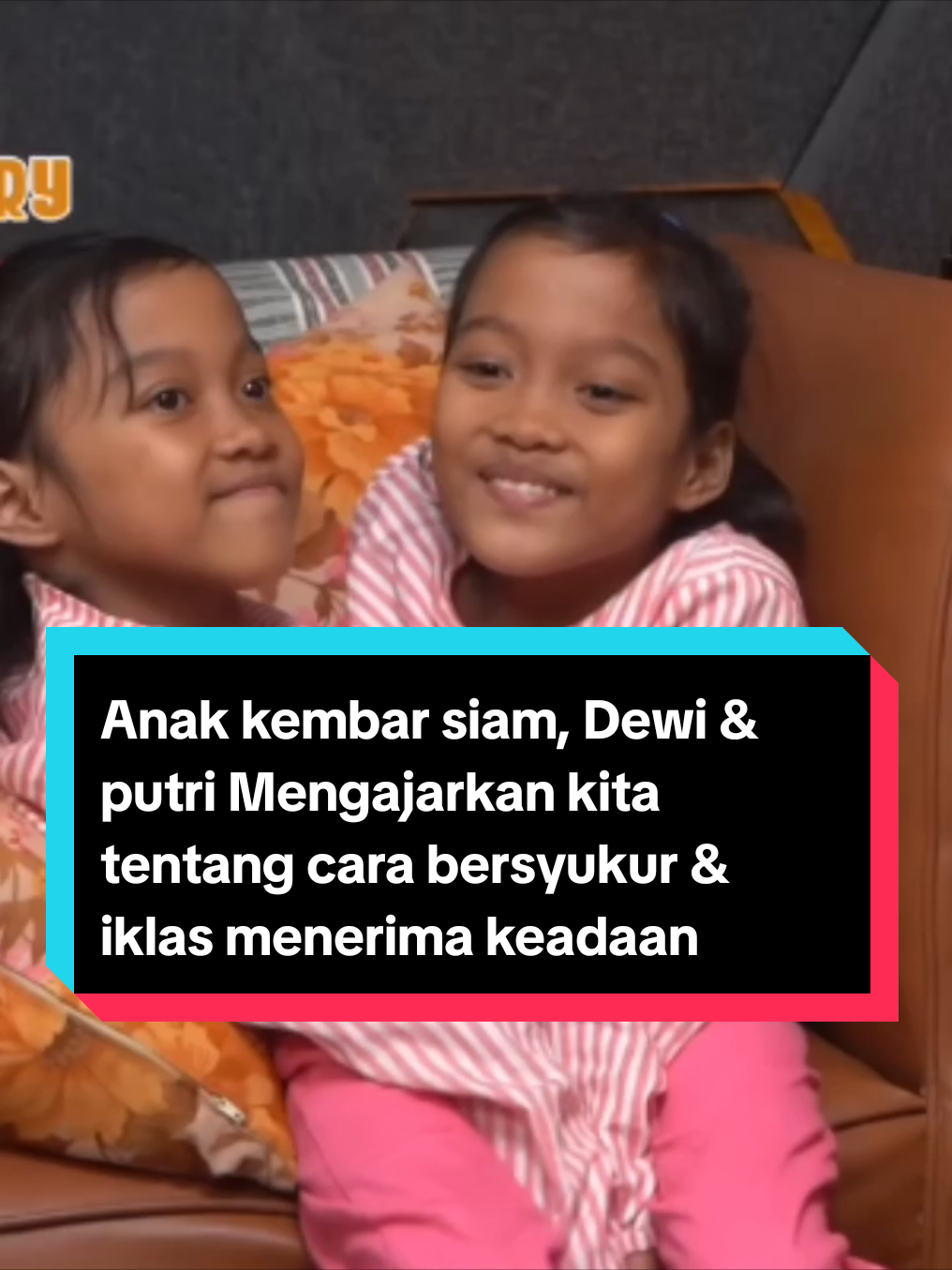Anak kembar siam, Dewi & putri Mengajarkan kita tentang cara bersyukur & iklas menerima keadaan dengan lapang dada 🖤 selamat ulang tahun Dewi & putri  #thehakims #irvanhakim 