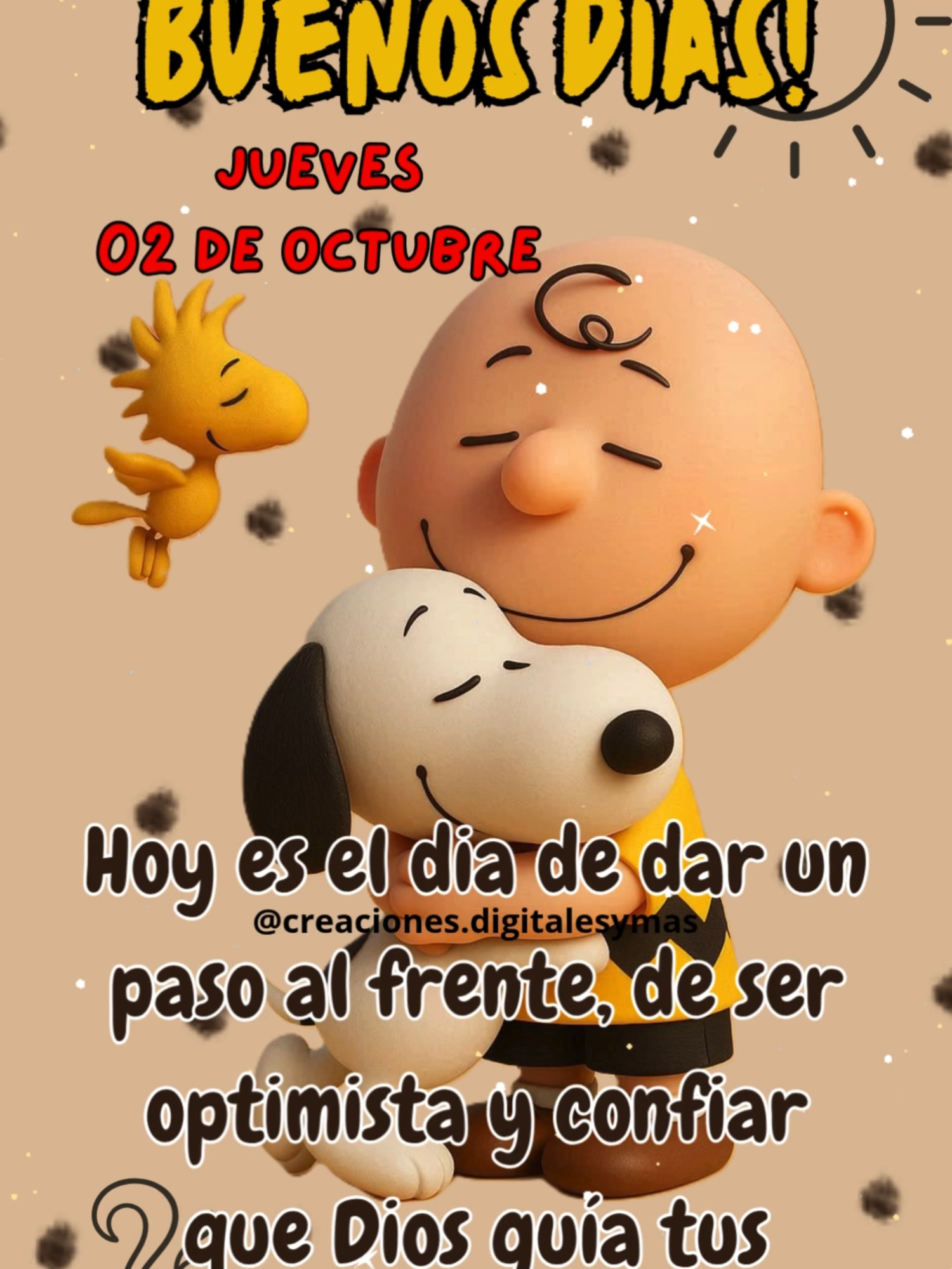 Jueves 2 de octubre #snoopy #adachajon.gt #buenosdias #jueves #2deoctubre
