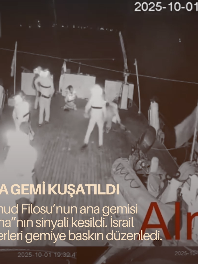 Küresel Sumud Filosu’nun ana gemisi “Alma”nın sinyali kesilerek karartıldı. İsrail güçleri tekneye müdahale etti. #sumud #israil #filistin #gemi #haber #sondakika #gzt #worldnews