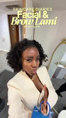 brow lamination + facial day with @PRUK — skin and brows are officially back in check ✨ #browlamination #facialtreatment #skincareroutine #uktiktok #facial 
