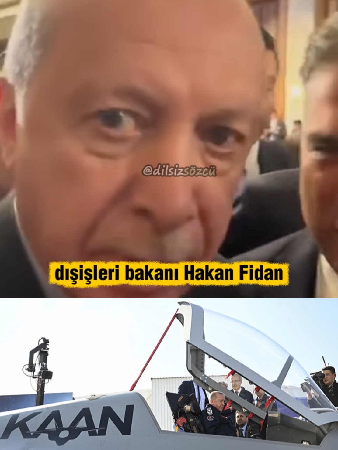 Nefes Gazetesi muhabiri Nisanur Yıldırım, Cumhurbaşkanı Erdoğan’a Dışişleri Bakanı Hakan Fidan’ın KAAN uçaklarının motorlarına ABD Kongresi’nden izin çıkmamasına ilişkin açıklamasını sordu.  Erdoğan, yanıt vermedi.
