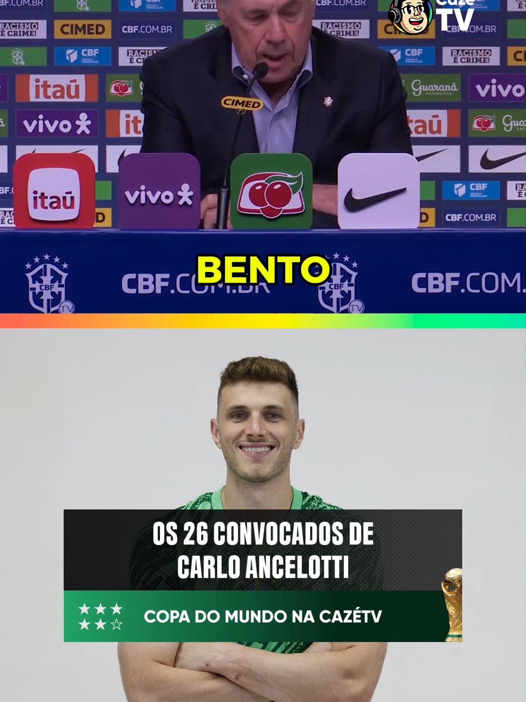 CONVOCAÇÃO DA SELEÇÃO BRASILEIRA! E AÍ, TORCEDOR? QUEM DEVERIA TER SIDO CONVOCADO E NÃO FOI? 🤔 Foto: rafaelribeirorio I CBF #SeleçãoBrasileira #CoberturaCazéTV #FutebolBrasileiro #Original