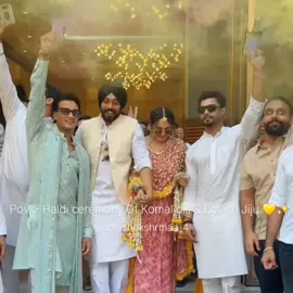 Haldi ceremony of Abhishek Sharma sister Komal Sharma 🫶❤️‍🩹💓#foryoupage #viewsproblem #rohitsharma #viratkohli #unfreezemyacount 