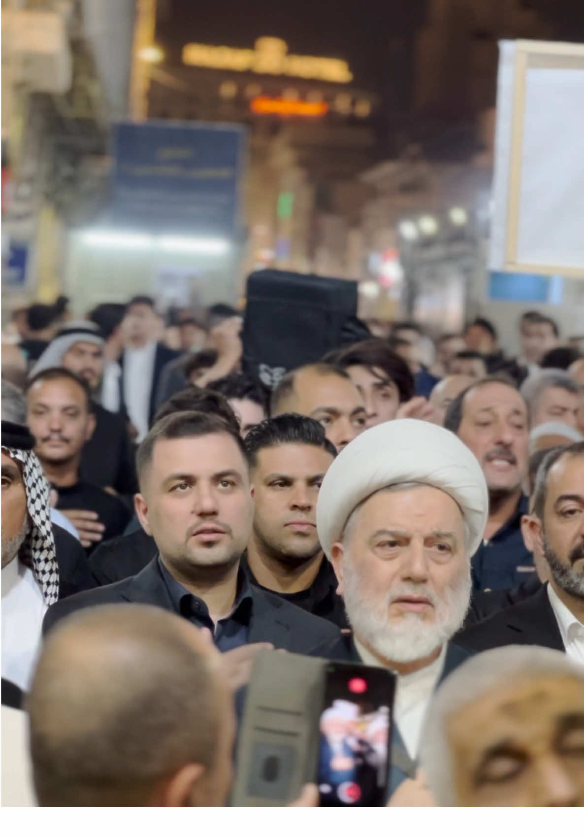 مشاركة السيد علي نبيل الحسني   مجلس التأبين على روح عقيلة المرجعية الدينية العليا في النجف الاشرف