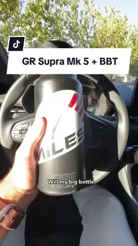Will it fit? #supra #grsupra #suprafinaledition #mkv #bigbottletest 