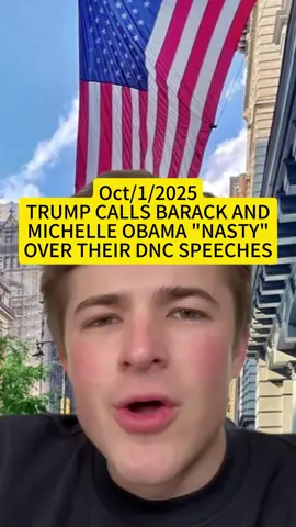 Wait, seriously??? Trump's reaction to the Obamas' DNC speeches leaves everyone stunned! 😳 #pov #politics #fyp #storytime #forYou #reaction #2024election #tiktok #fypシ #story #pyf