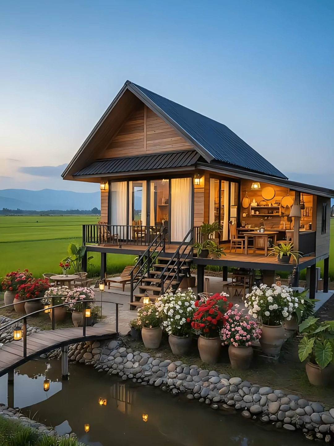 สงบ สบาย ไม่วุ่นวายกับใคร บ้านในฝันของฉัน #บ้านในฝัน #บ้านสวน #บ้านสวย #แบบบ้าน #บ้านหลังเล็กๆ #วิถีชีวิตบ้านนอก #บ้านหลังแรก #บ้าน