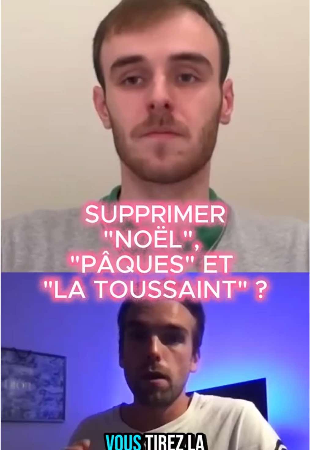 Ce mercredi matin, le conseil supérieur de l’éducation a adopté un amendement (44 voix contre 7) pour supprimer le terme de « vacances de Noël » ou « vacances de la Toussaint » qui n'est plus adéquat pour l'éducation nationale aujourd'hui, au nom de la laïcité. Cet amendement va désormais être proposé au ministre.  @UNI - la droite étudiante tire la sonnette d’alarme et lance une pétition pour alerter le Ministère de l'Education nationale sur le danger que fait courir cette idée. #education #noel #paques #wokisme 