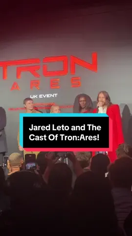 Jared Leto and The Cast  Of Tron:Ares!  #tronares #jaredleto #tron #movie #whattowatch 