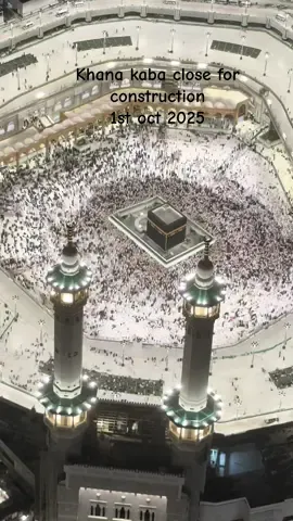 Khana kabaa around bondary for construction  #MAKKAH  #nightview  #ALLHAMDULLILAH 