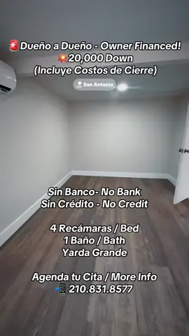 📲 210.831.8577 #CasasDueñoADueño #SanAntonioTX #CasaEnVenta #ownerfinance #compratucasa 