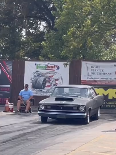 1971 Plymouth Scamp With a 440 at the Dragstrip, old school pro street style! #2hacksgarage #sendit #dragstrip #nonamenationals #racing #dragrace #quick #plymouth #dragracing #rpm #scamp #burnout #bigblock