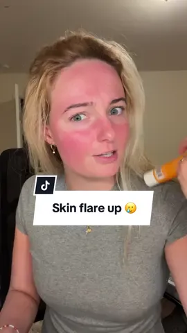 Has this happend to anyone else? My skin is burning 🍅#flareup #skinflareup #sensitiveskin #skinproblems #skintok 