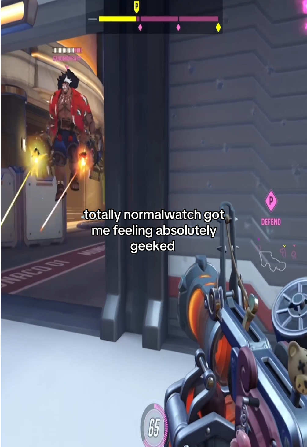 Why the fuck is Maui flying #mauga #maugaoverwatch #totallynormalwatch #overwatch #overwatch2 