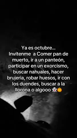 Que se sienta la Spooky season 🎃👻 #october #halloweenishere #spookyseason #paranormal #octubre 