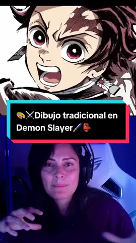 🎨⚔️Dibujo tradicional en Demon Slayer🖌️👺 #cgi #3d #animacion #3danimation #animacion3d #efectosvisuales #animation #animacion2d #vfx #visualeffects #anime #demonslayer #kimetsunoyaiba 