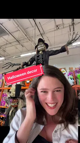 There are more should I do more? Also happy Halloween. Also this is a joke. Also no it’s not. #halloween #animatronics #homedepot #greenscreen 