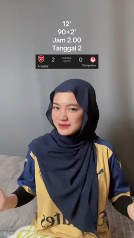 Gapapa serba 2, yg penting 2-0 !!!🥳🔥 #arsenal #SidiYaSidi #uefachampionsleague #gunners #olympiacos 