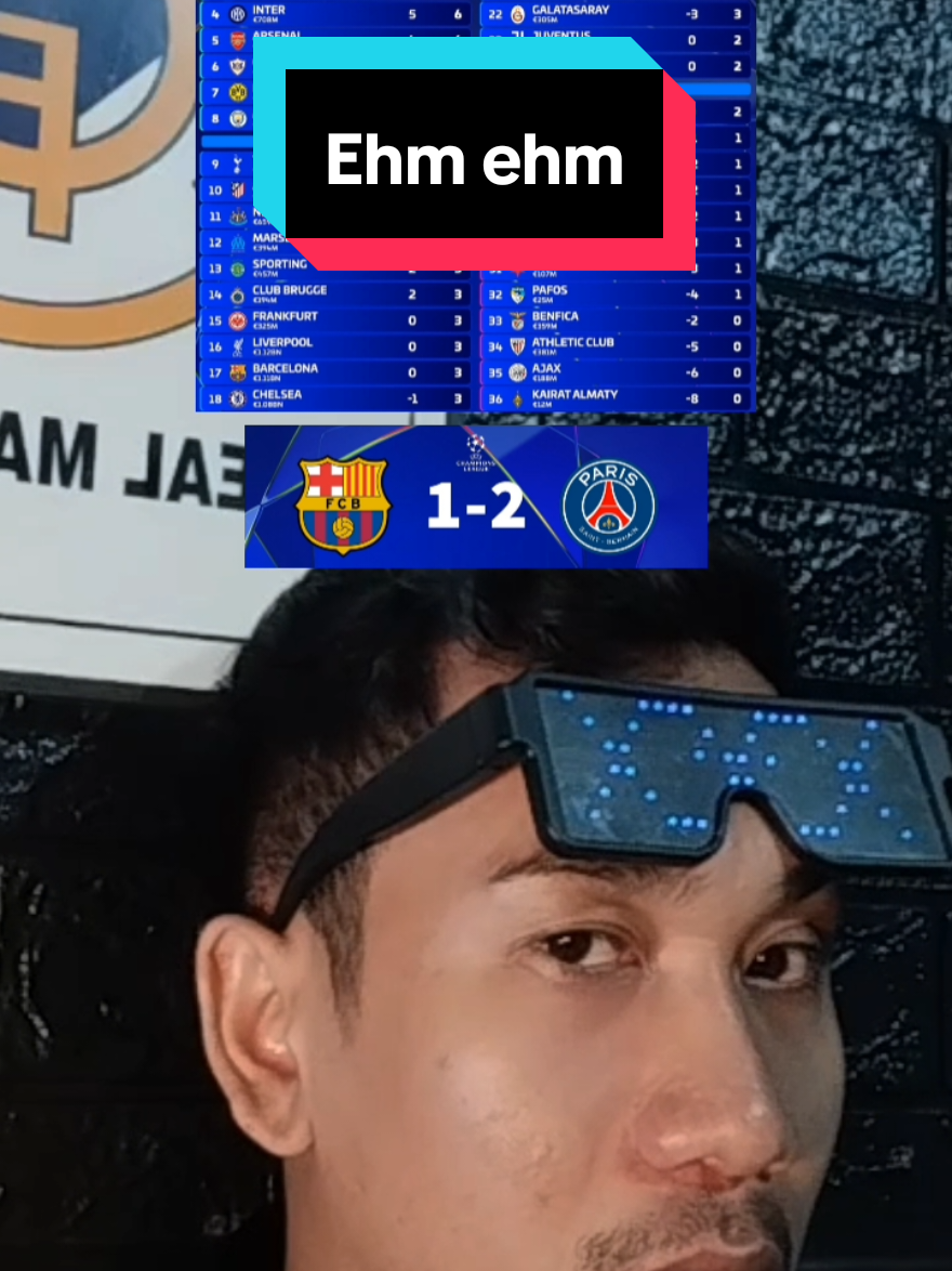 Ehm ehm maap ya madrid di atas dulu 🙏🗿#championsleague 