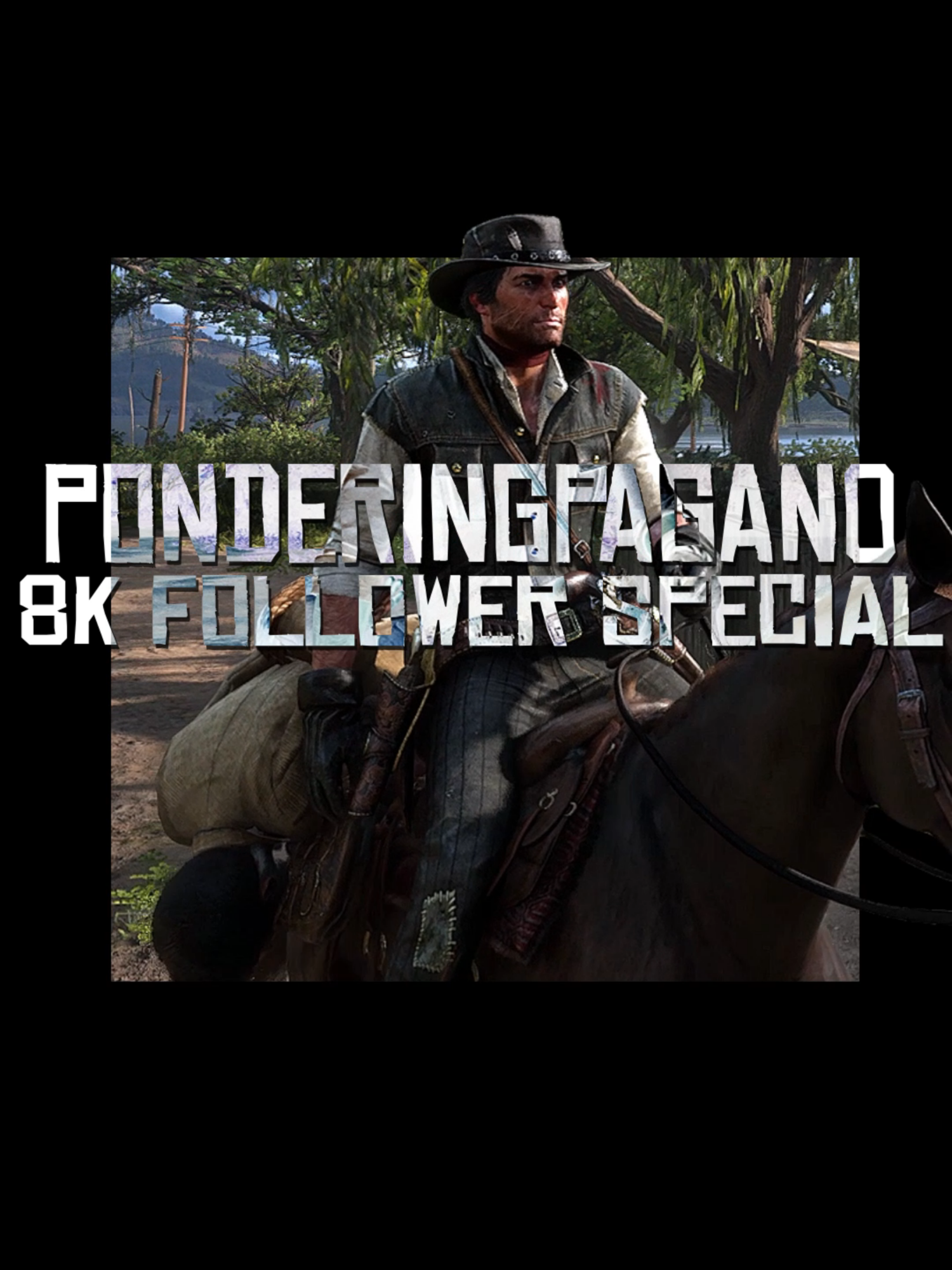 #rdr2 Thank you everyone for the incredible support I've been given on this platform. 8K followers is somewhere I never thought I would be. To celebrate I had to redo my most viewed edit and give it the love it deserves, for anyone who actually reads this thank you again. #RedDead #edit #aftereffects #edits