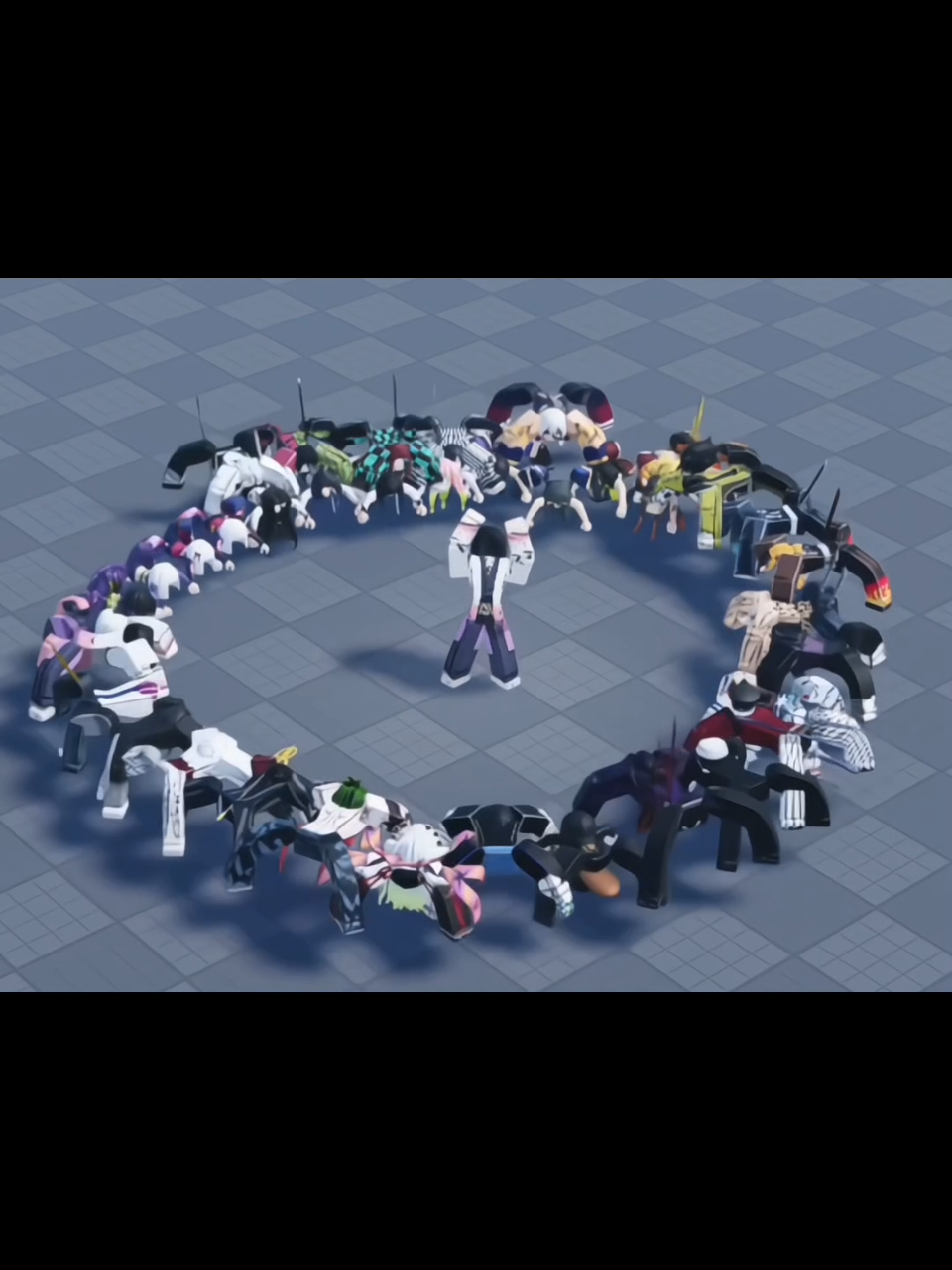 esse é o último ksksksk botei todo mundo pra dançar 🤭#robloxtrend #robloxfyp #demonslayer #kny #criadordeavatardecatálog 